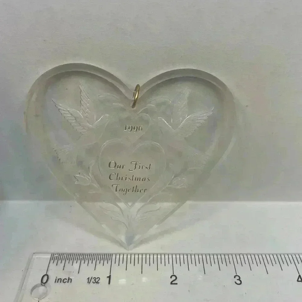 Keepsake Ornament our first Christmas together 1996